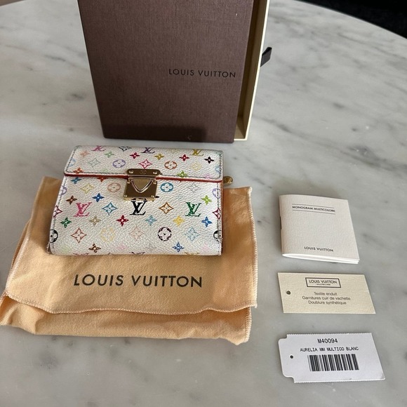 Preowned Louis Vuitton Takashi Murakami Multicolored Koala Monogrammed Wallet - Picture 1 of 12